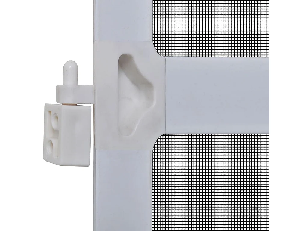 Moustiquaire blanche à charnière pour portes 120 x 240 cm FR124922
