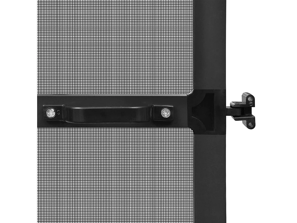 Moustiquaire à charnière pour portes Anthracite 120x240 cm FR782357