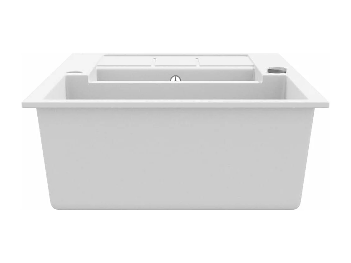 Lava-louça com 2 cubas granito branco PT978394