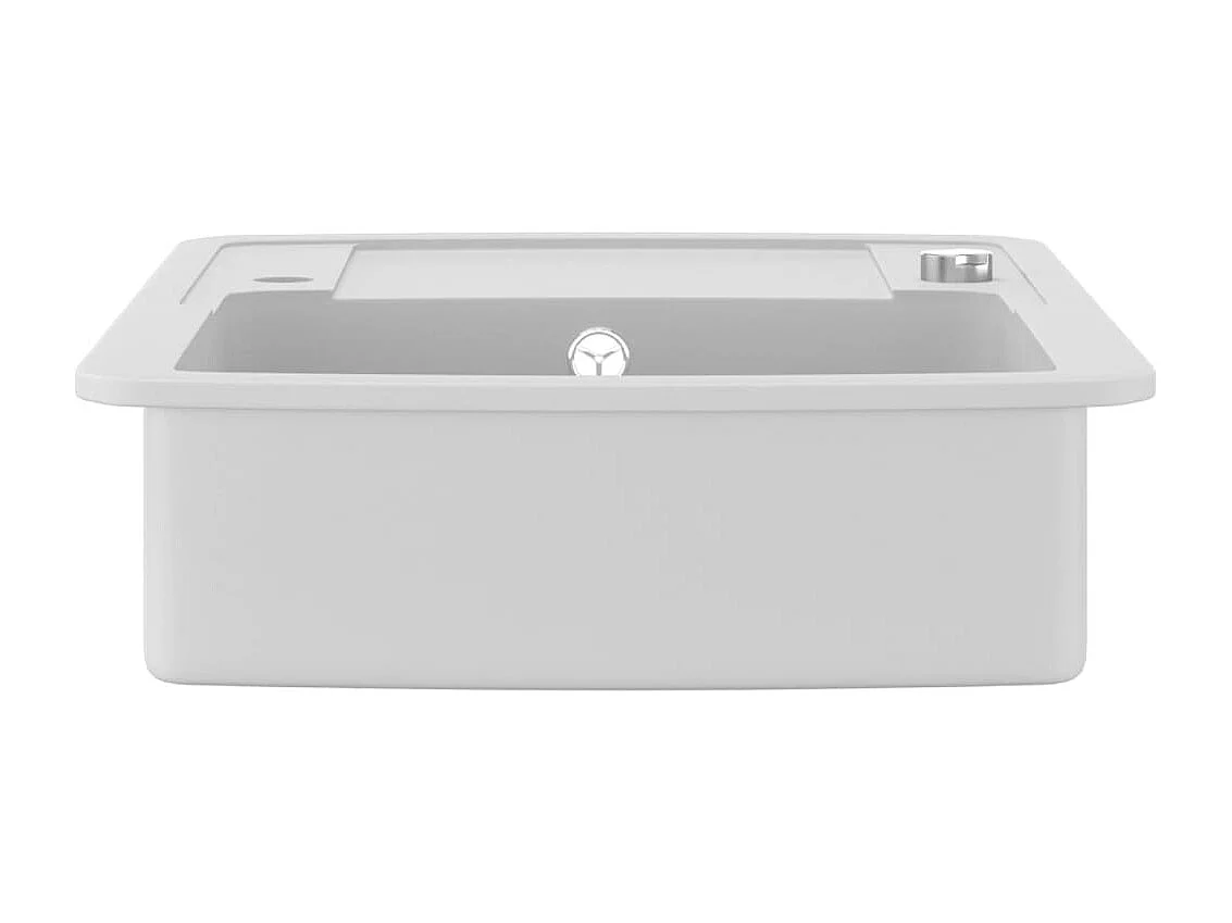 Évier de cuisine Granit Seul Évier Blanc FR235268