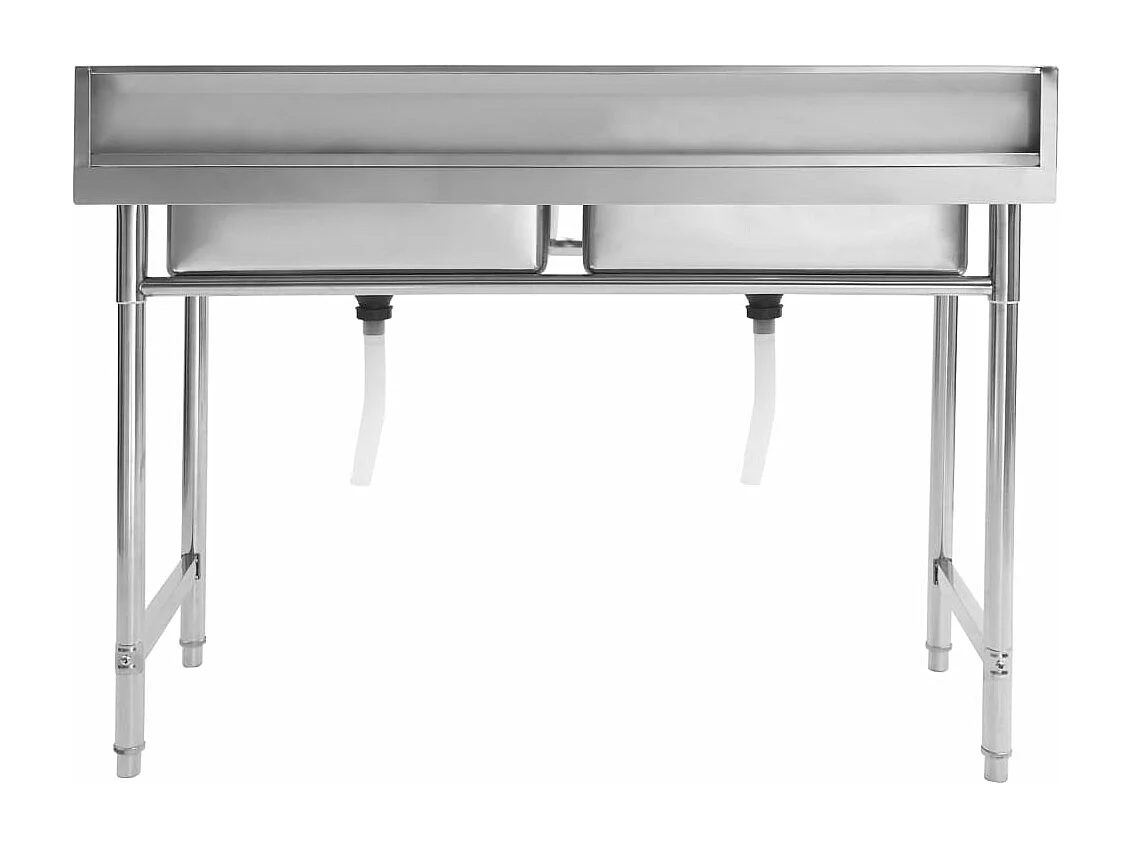 Évier de cuisine à Évier double Acier inoxydable FR336548