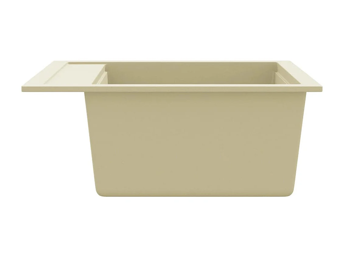 Évier de cuisine Granit Seul Évier Beige FR621241