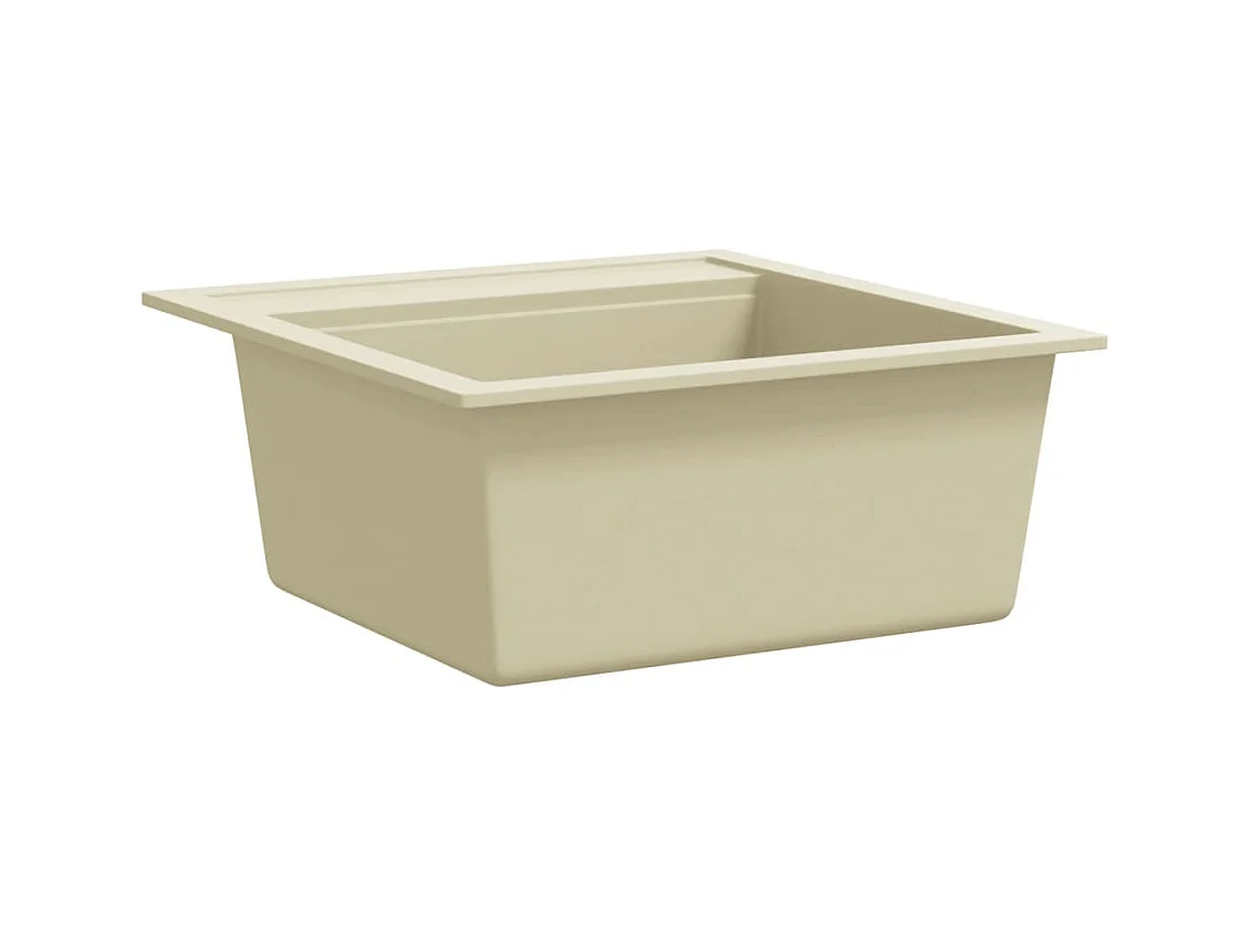 Évier de cuisine Granit Seul Évier Beige FR621241
