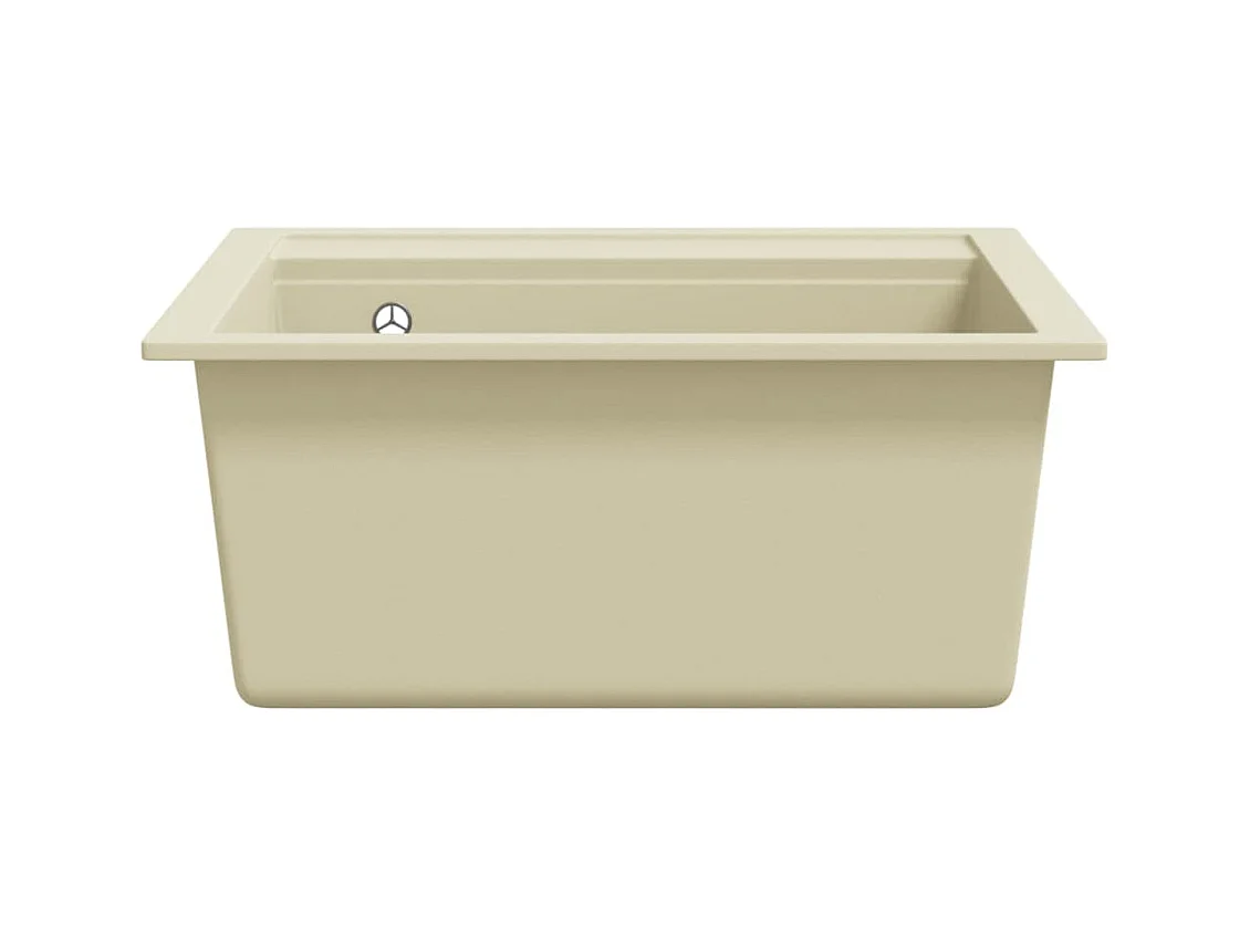 Évier de cuisine Granit Seul Évier Beige FR621241