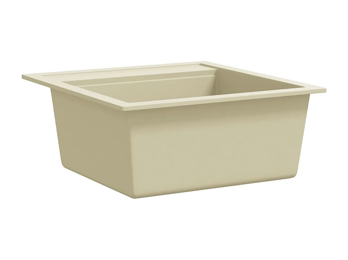 Évier de cuisine Granit Seul Évier Beige FR621241