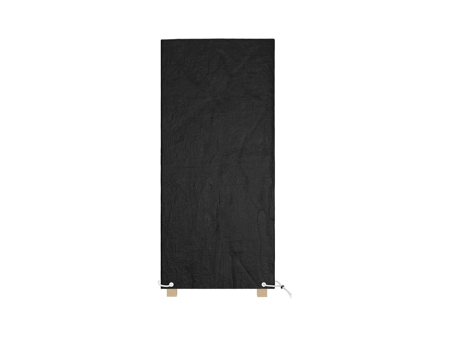 Housses de chaise de jardin 2 pcs 8 œillets 75x70x140 cm PE FR306045