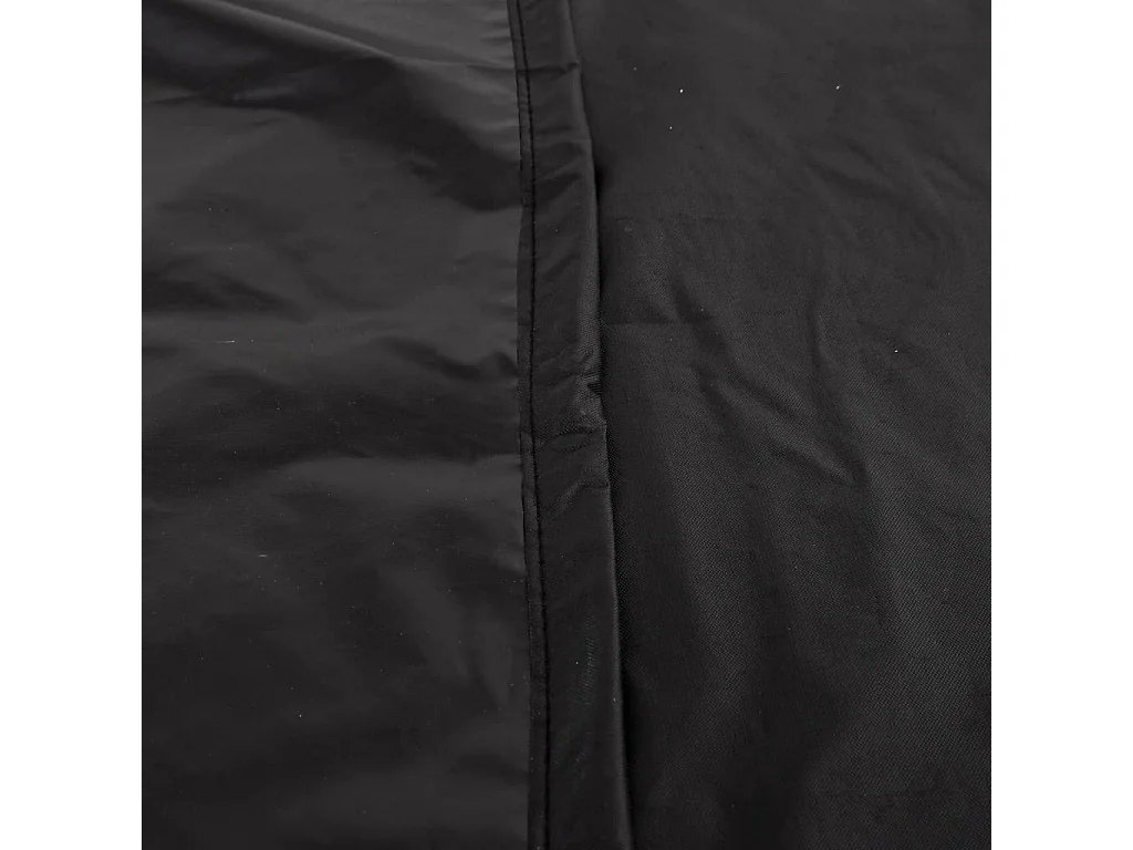 Cubierta de sillón doble colgante Oxford 420D negro Ø146x210 cm ES479288