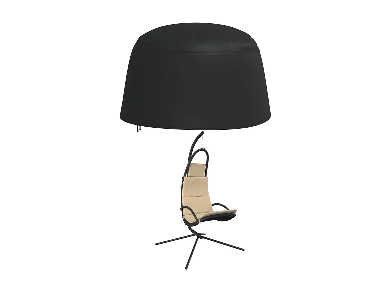 Cubiertas sillones colgantes 2 uds tela Oxford 420D Ø190x115 cm ES586458