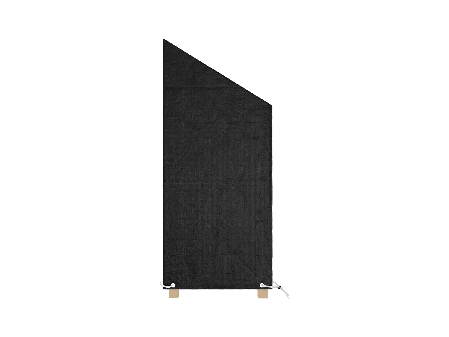 Housses de chaise de jardin 2 pcs 8 œillets 65x65x110/150 cm PE FR477330