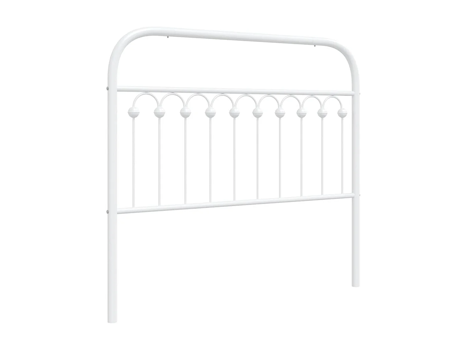 Tête de lit métal blanc 100 cm FR500561