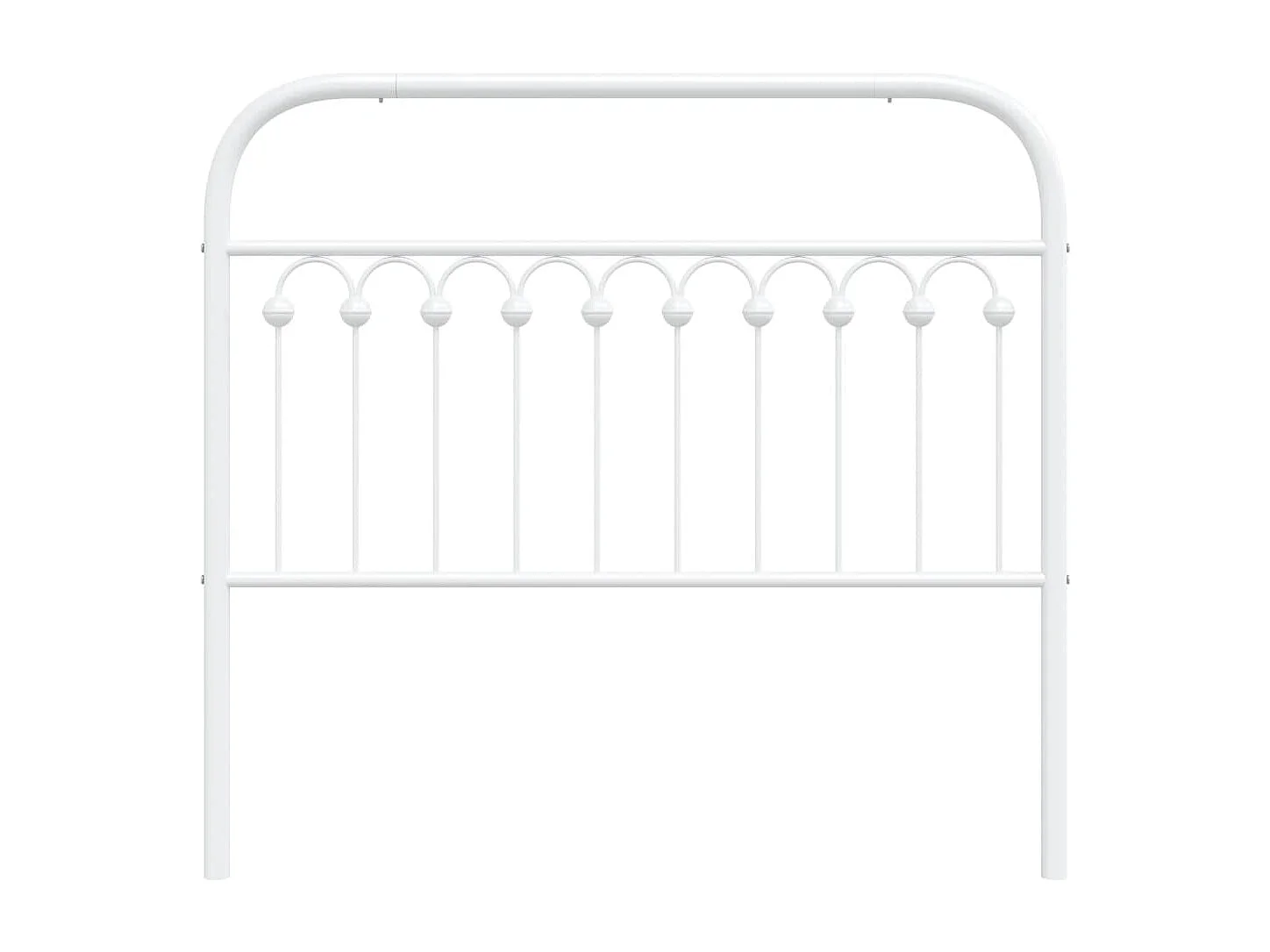 Tête de lit métal blanc 100 cm FR500561