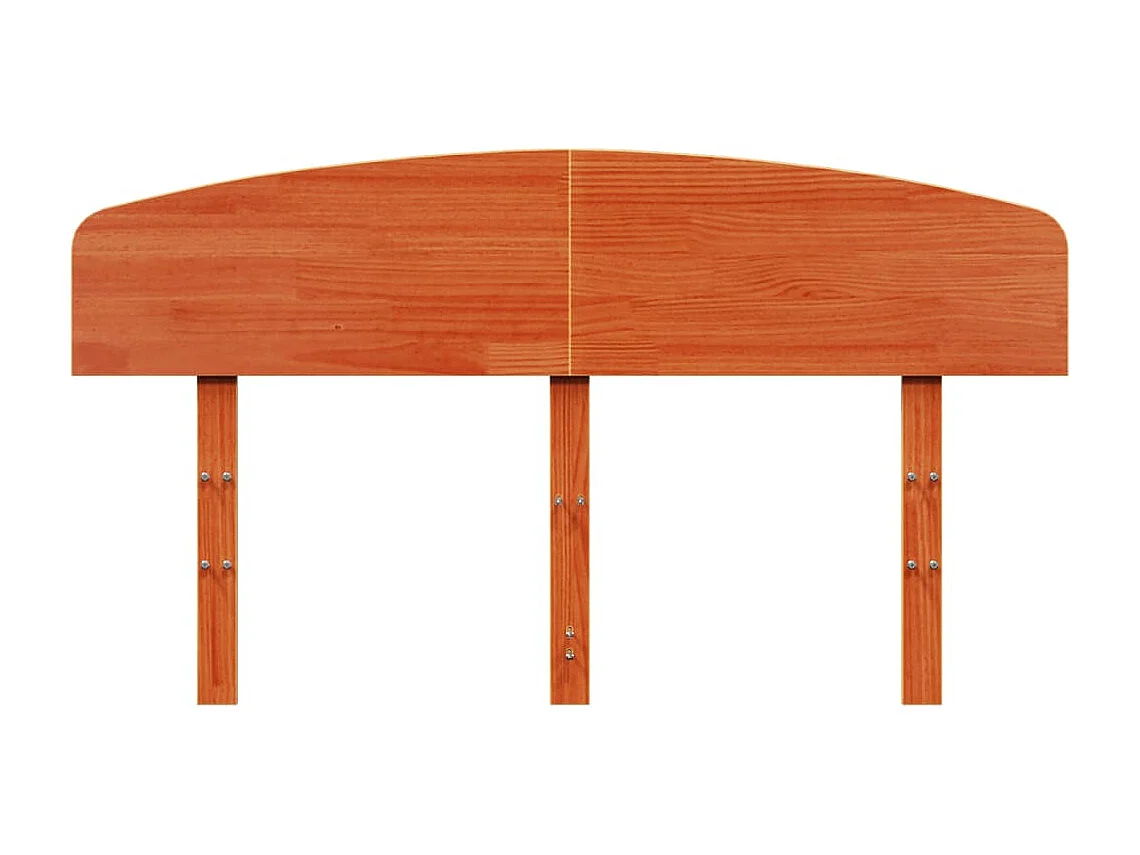 Tête de lit cire marron 150 cm bois massif de pin FR355407