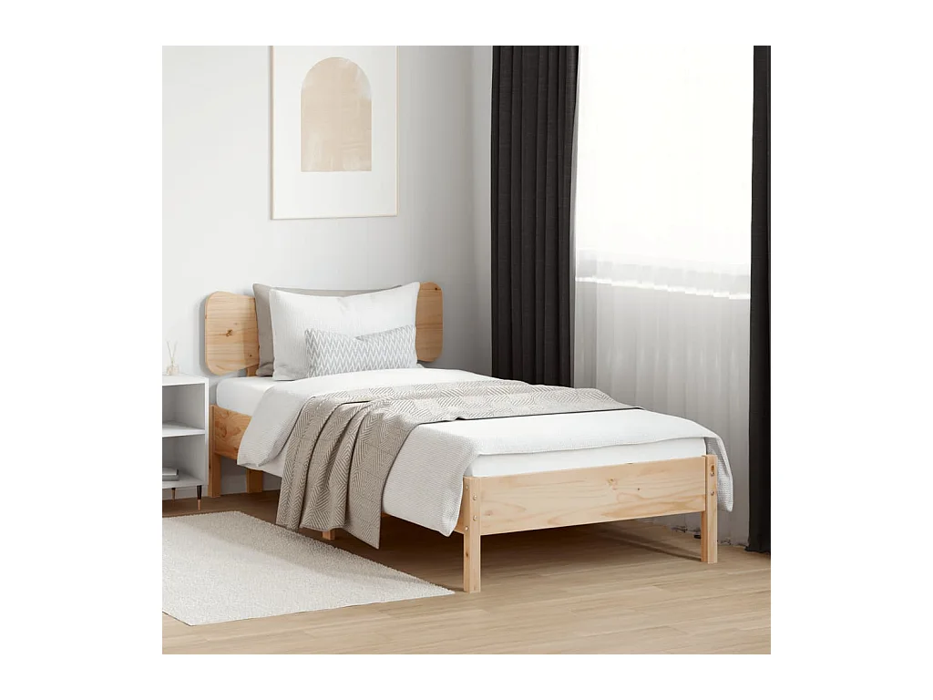 Testiera | Testata del letto 75 cm in Legno Massello di Pino
