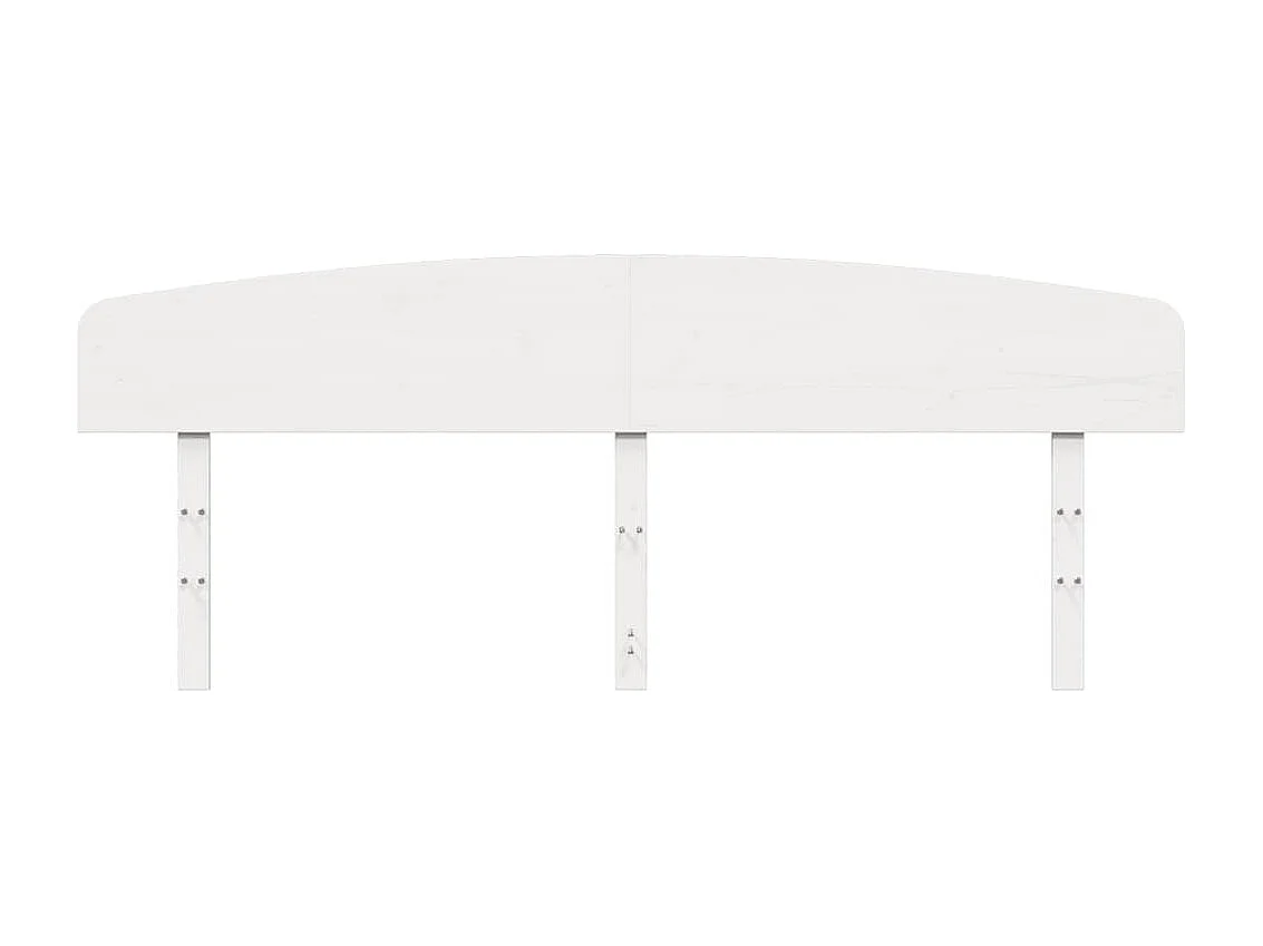 Testiera | Testata del letto Bianca 180 cm in Legno Massello di Pino
