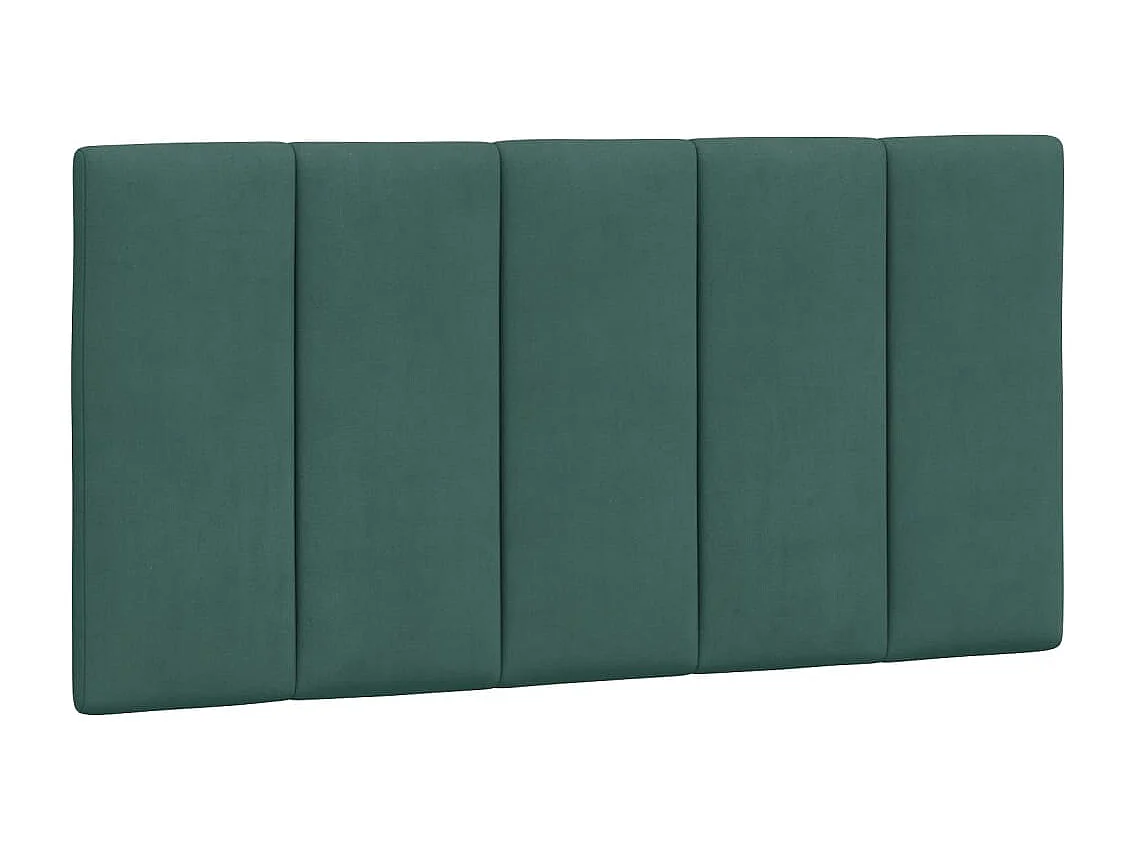Testata del letto | Cuscino Testiera Verde Scuro 100 cm in Velluto