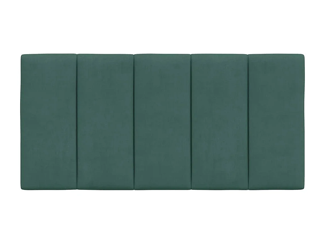 Testata del letto | Cuscino Testiera Verde Scuro 100 cm in Velluto