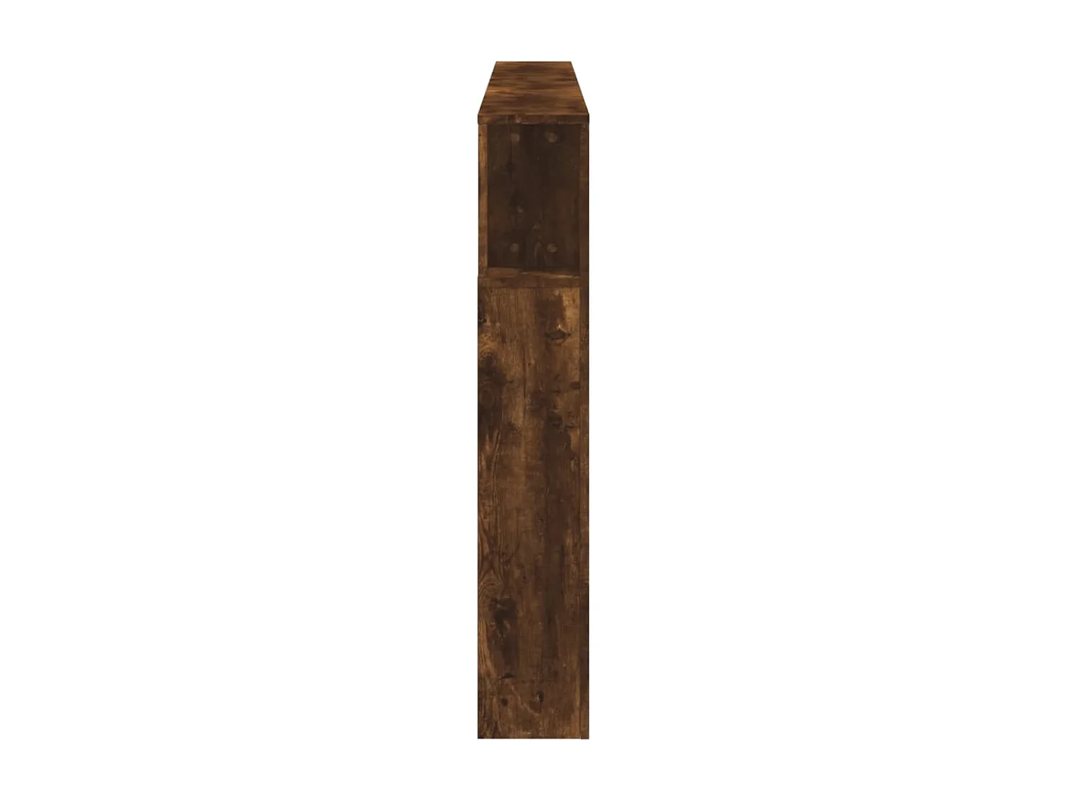 Tête de lit à LED chêne fumé 200x18,5x103,5cm bois d'ingénierie FR969022