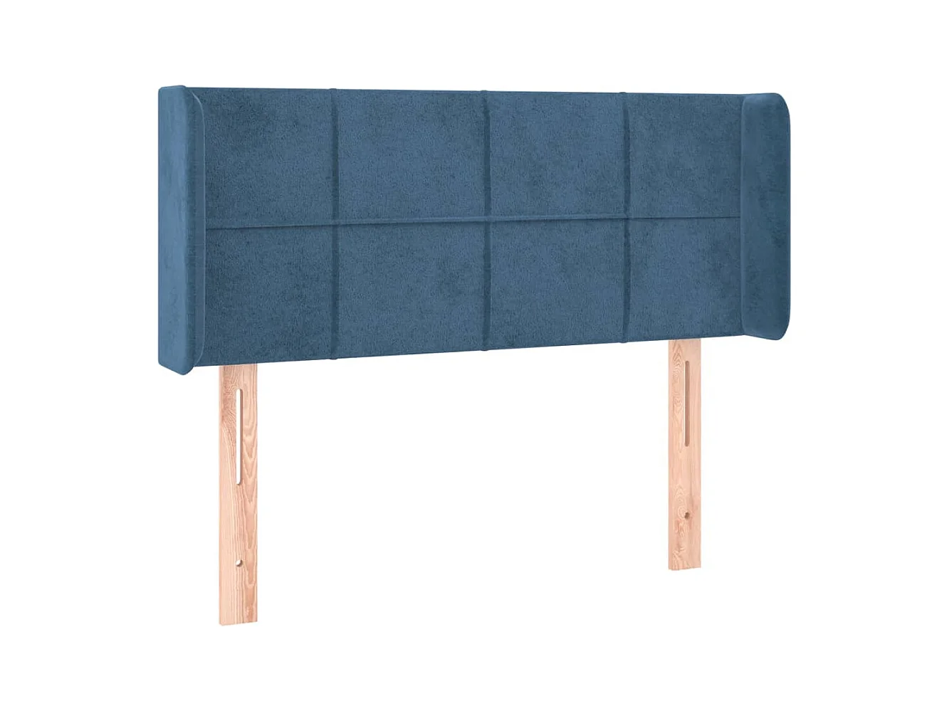Tête de lit à LED Bleu foncé 83x16x78/88 cm Velours FR711540