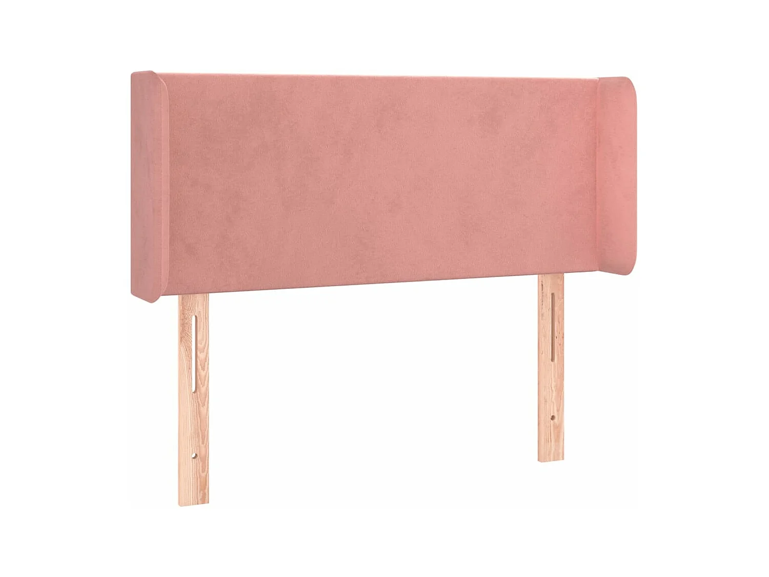 Tête de lit à LED Rose 93x16x78/88 cm Velours FR794617