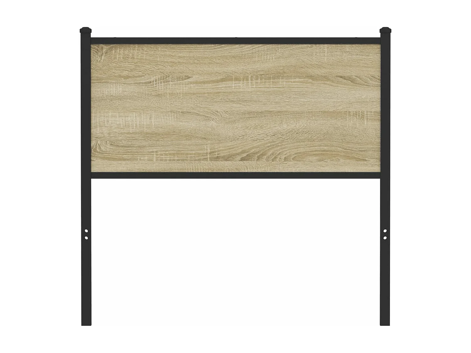 Tête de lit sonoma 90 cm bois d'ingénierie et acier FR104893