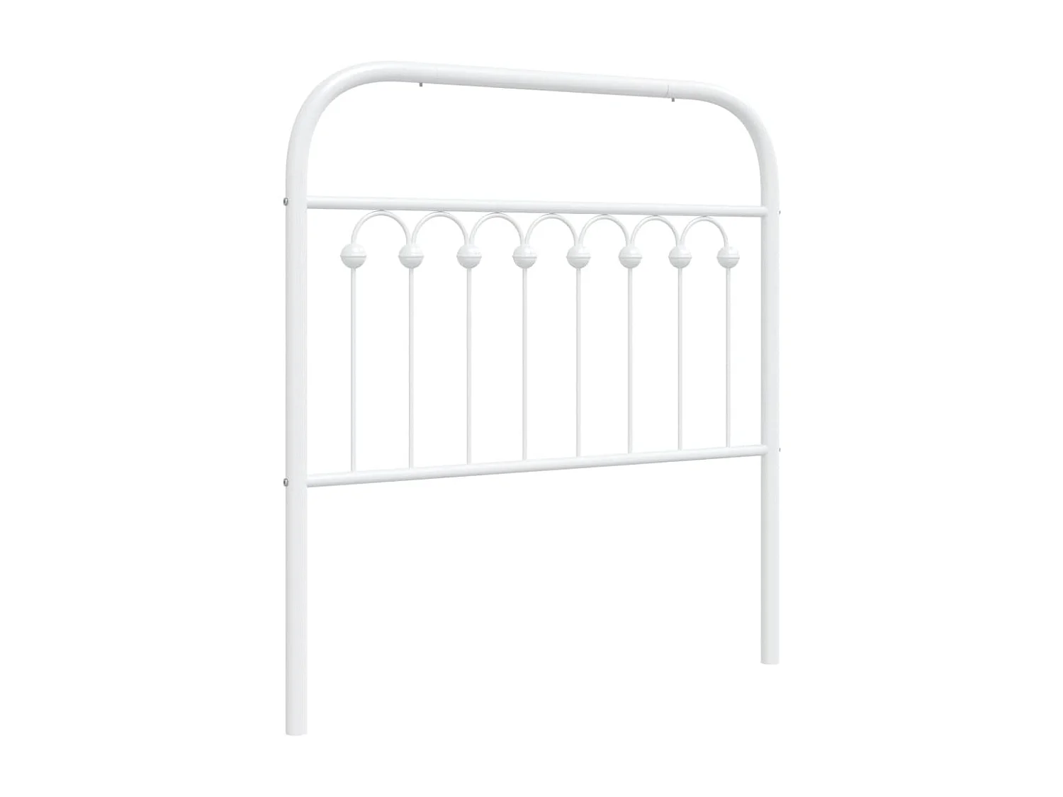Tête de lit métal blanc 90 cm FR924285