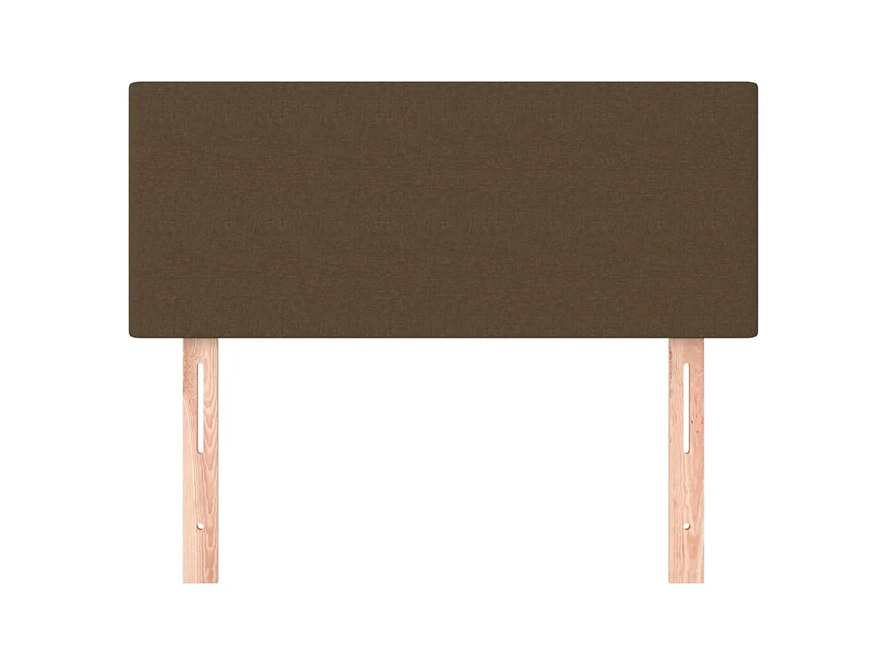 Tête de lit Marron Foncé 80x5x78/88 cm Tissu FR194969