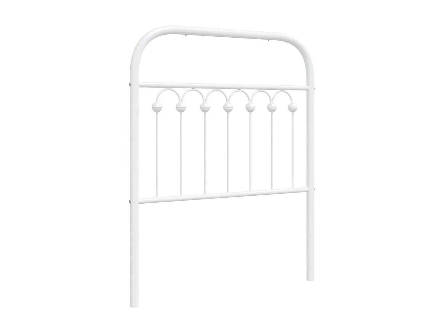 Tête de lit métal blanc 80 cm FR285170