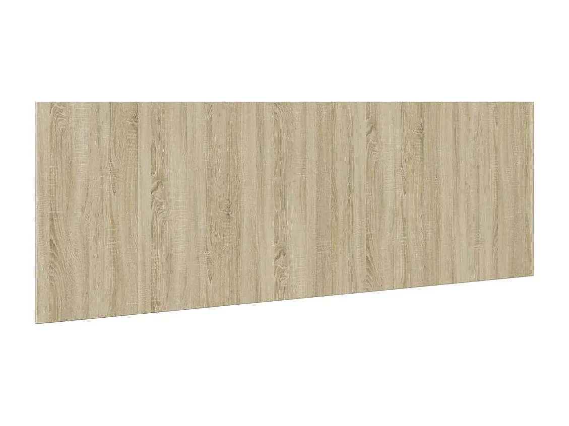 Tête de lit avec armoires chêne sonoma 240 cm bois d'ingénierie FR251565