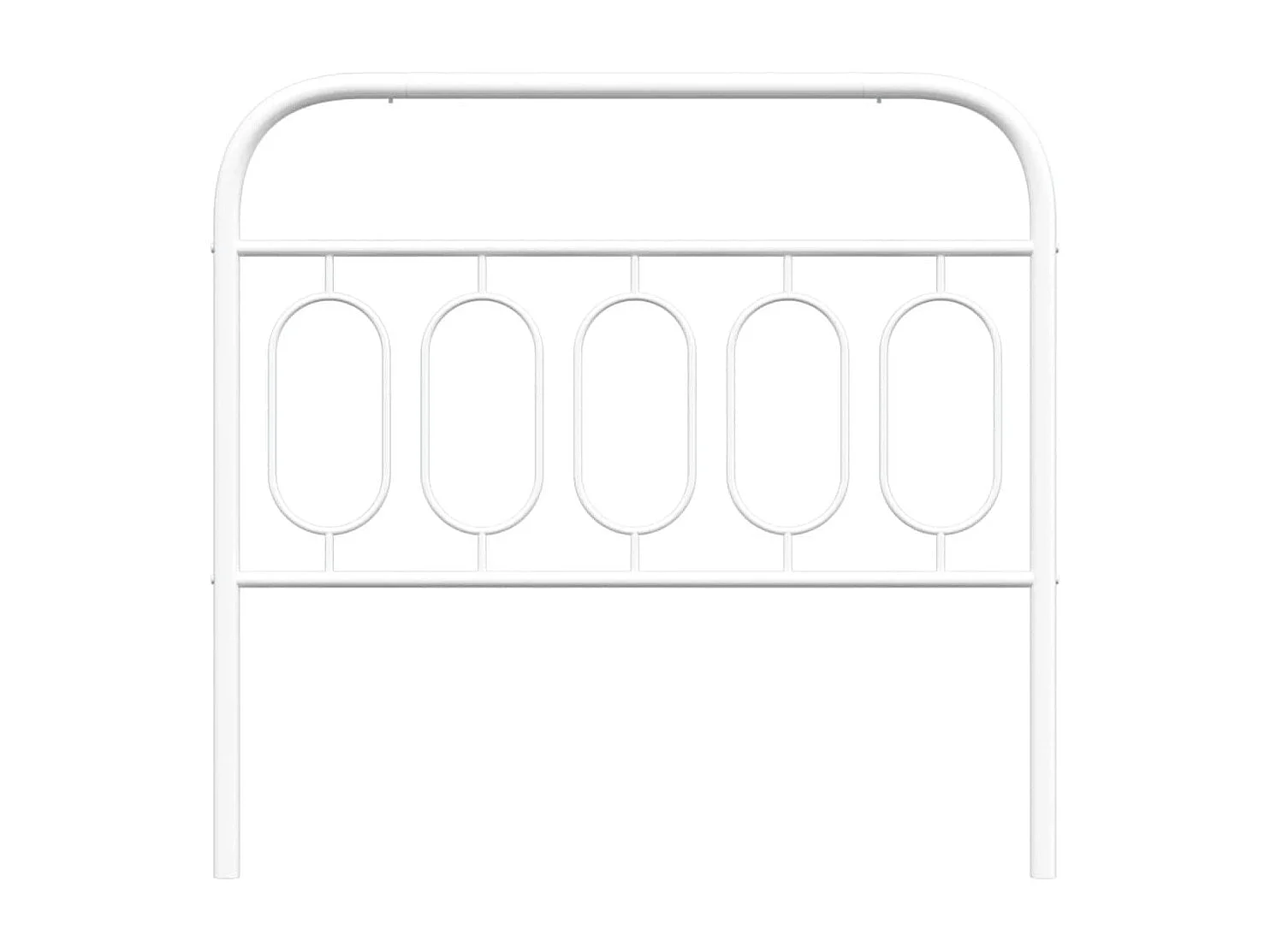 Tête de lit métal blanc 100 cm FR266552