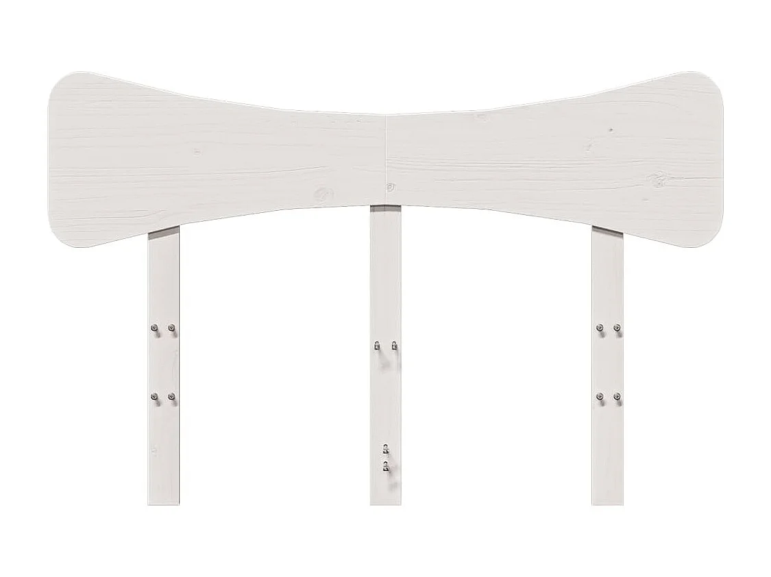 Tête de lit blanc 120 cm bois massif de pin FR841550