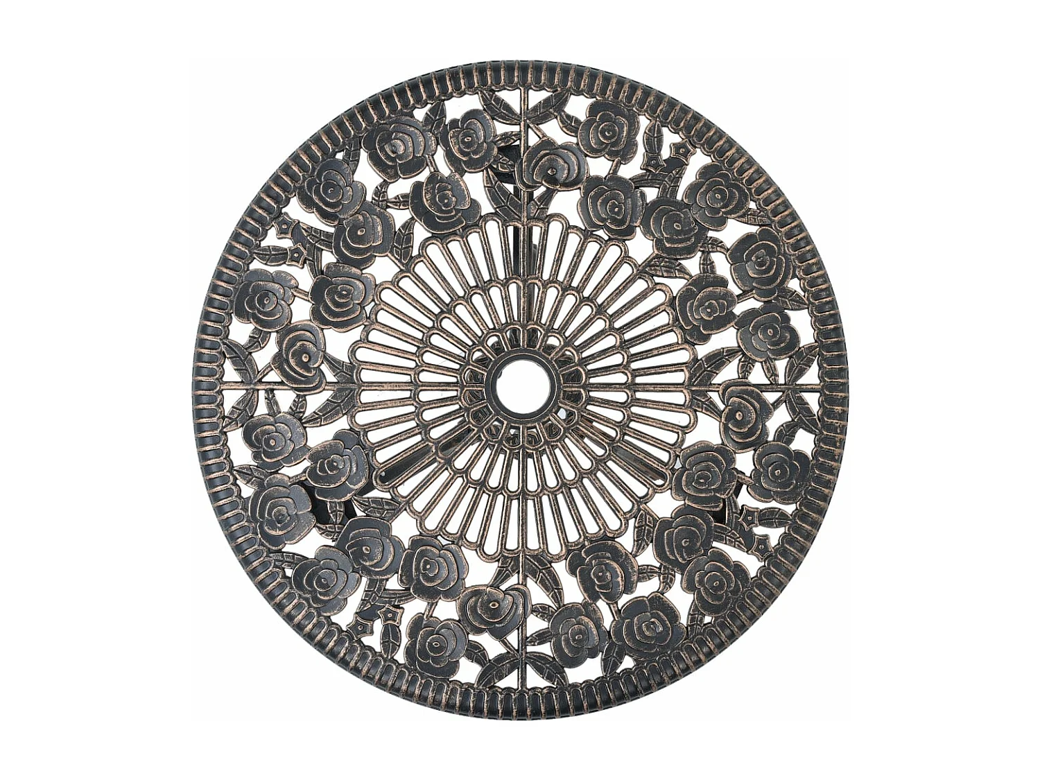 Salon de bistro 3 pcs Aluminium coulé FR90700