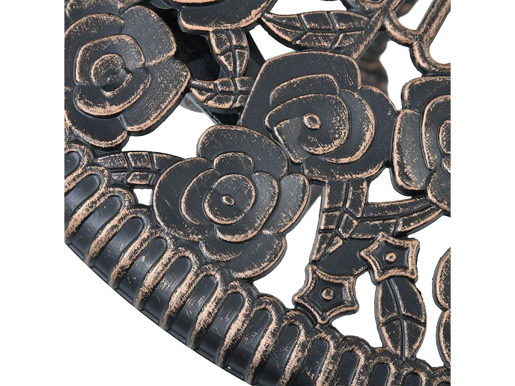 Salon de bistro 3 pcs Aluminium coulé FR90700