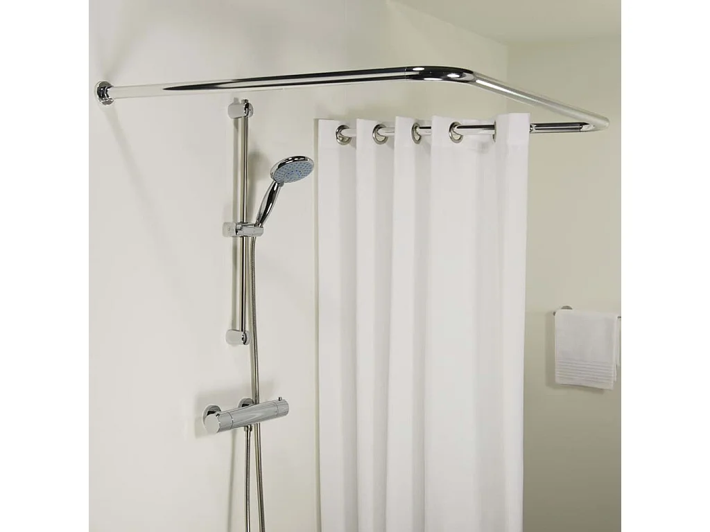 Varão para cortina de chuveiro combi cromado PT938409