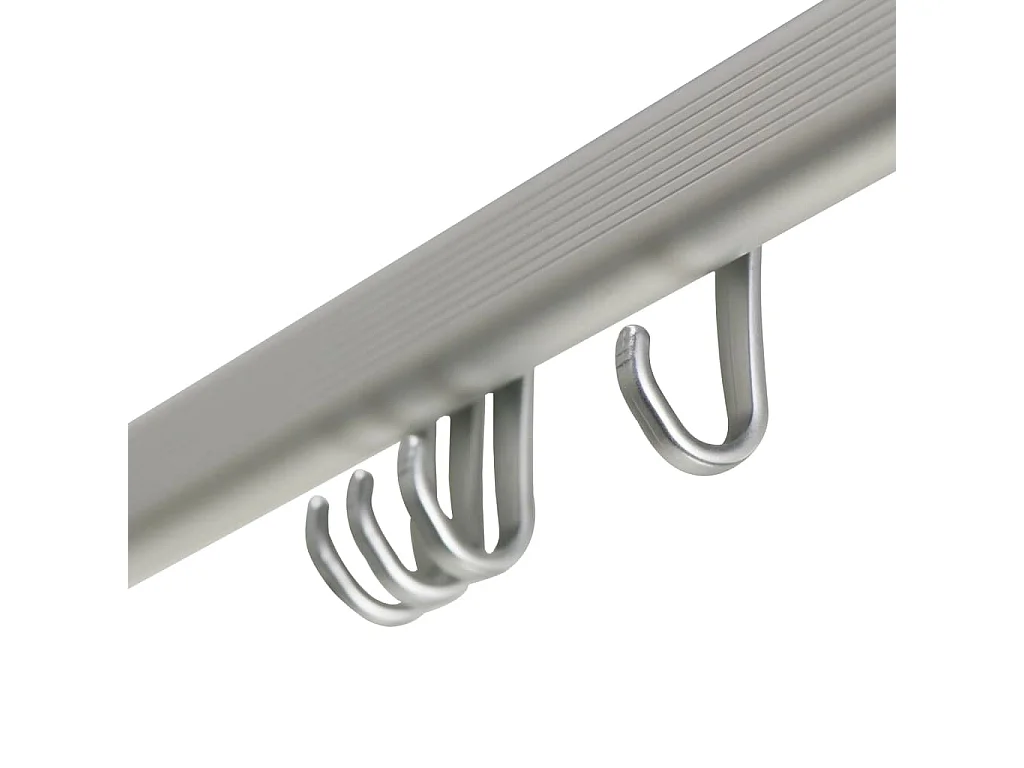 Douchegordijnstangenset Easy-Roll mataluminium BE292275