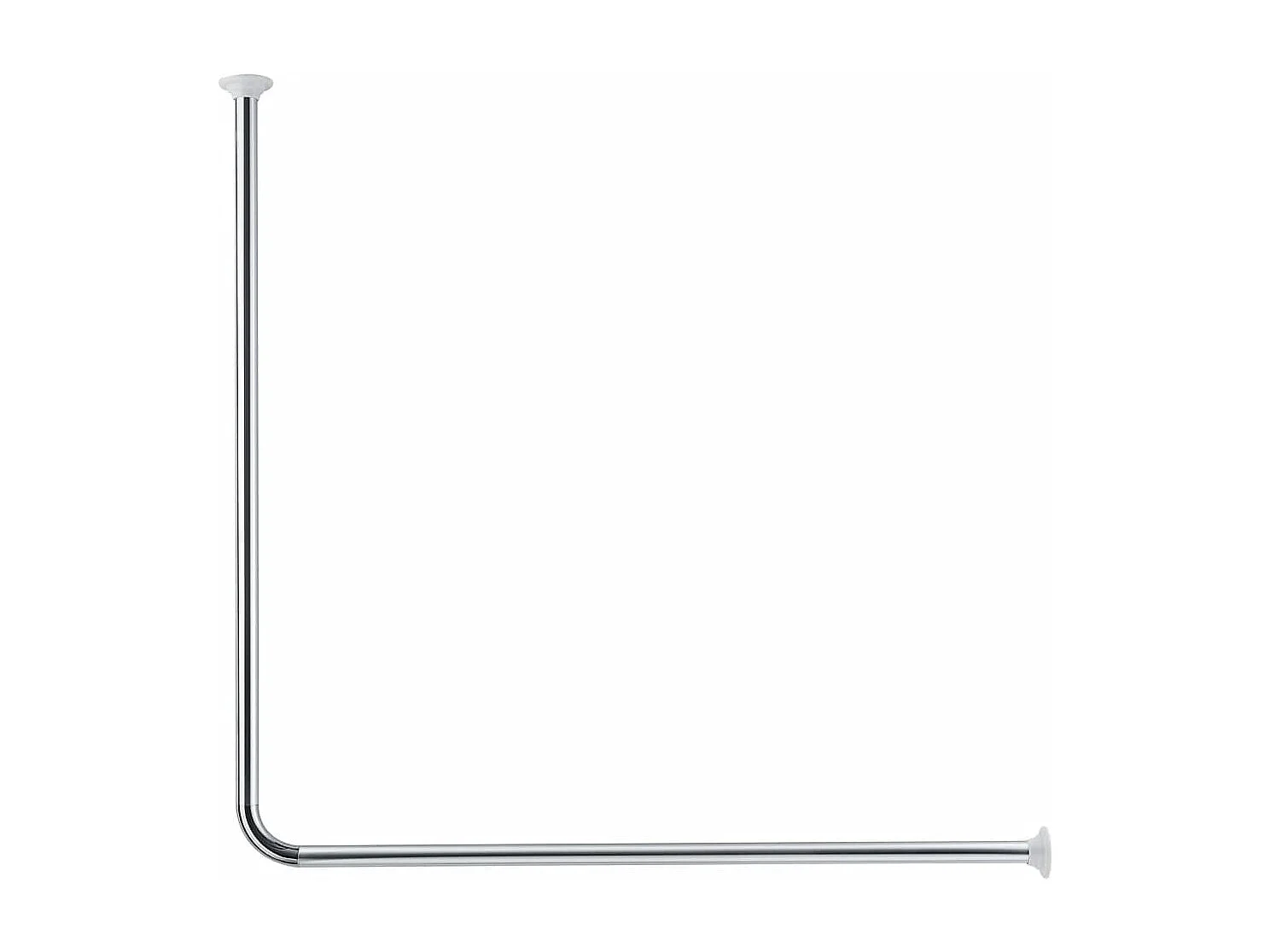 Tringle de rideau de douche universelle 3 tailles Chrome FR309599