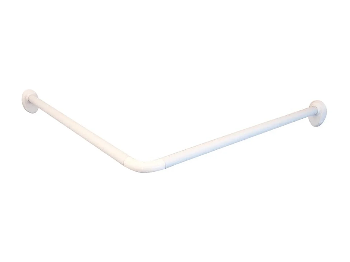 Tringle de rideau de douche coin universelle 25 mm Blanc 59501 FR970358