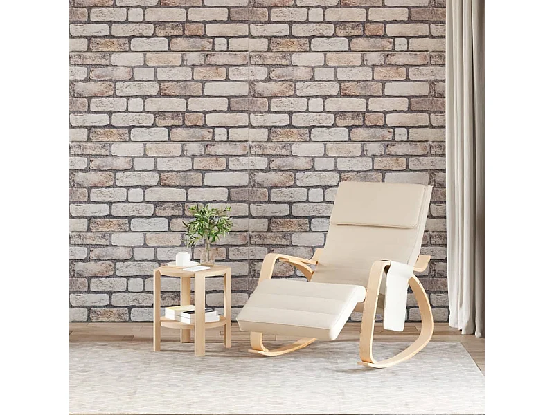 Panneaux muraux 3D 10 pcs marron clair 100x50 cm EPS FR929010