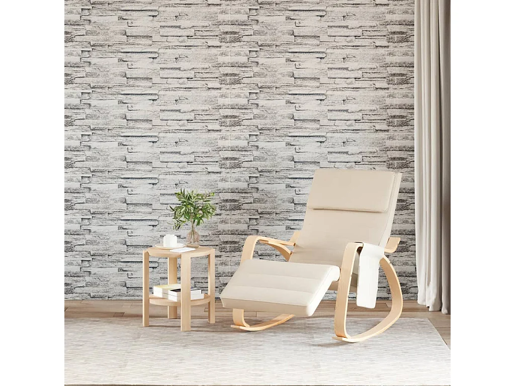 Panneaux muraux 3D 14 pcs gris clair 100x25 cm EPS FR149854