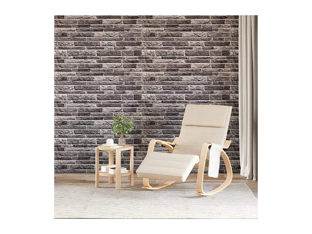 Panneaux muraux 3D 10 pcs anthracite 100x50 cm EPS FR257404