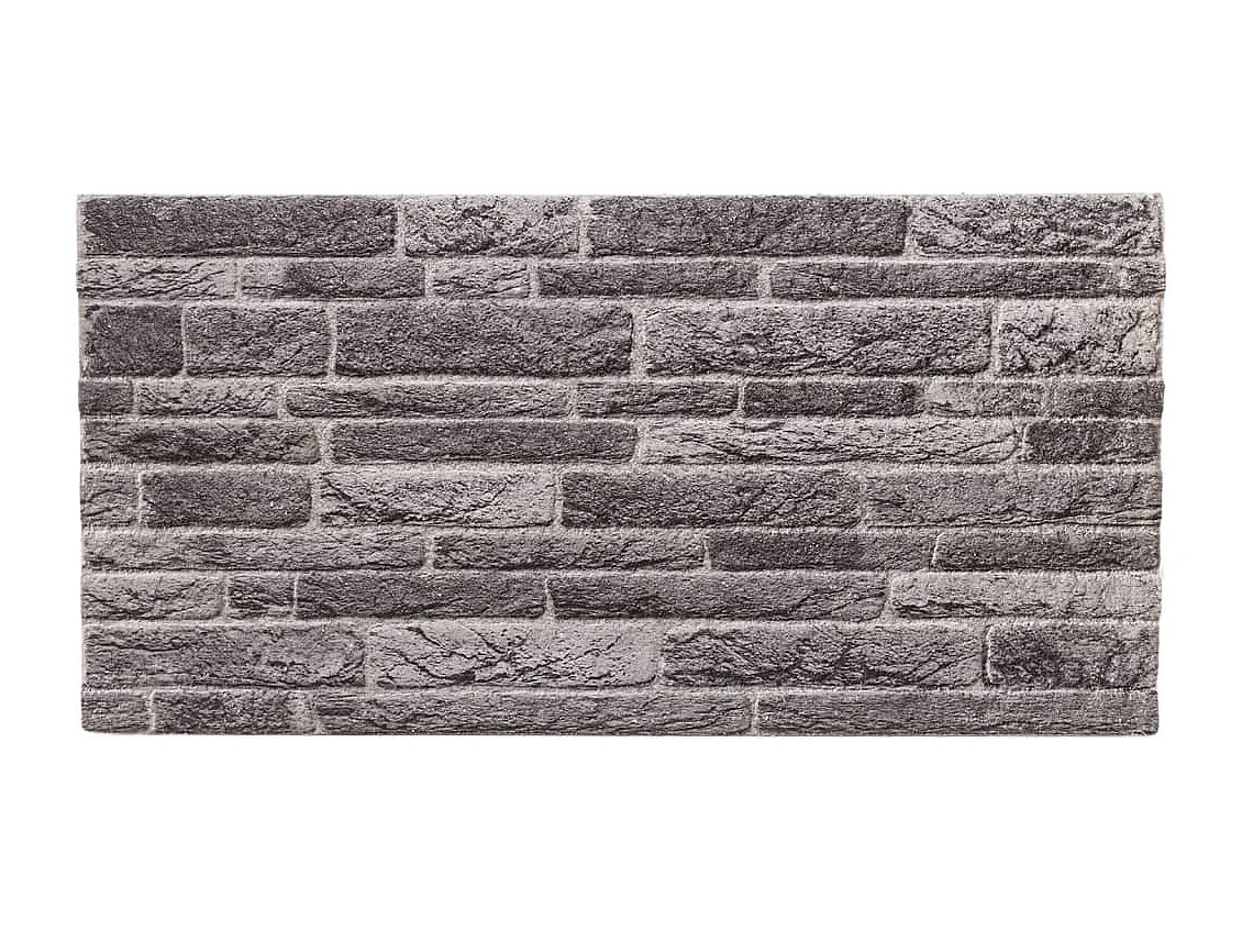 Panneaux muraux 3D 10 pcs anthracite 100x50 cm EPS FR257404