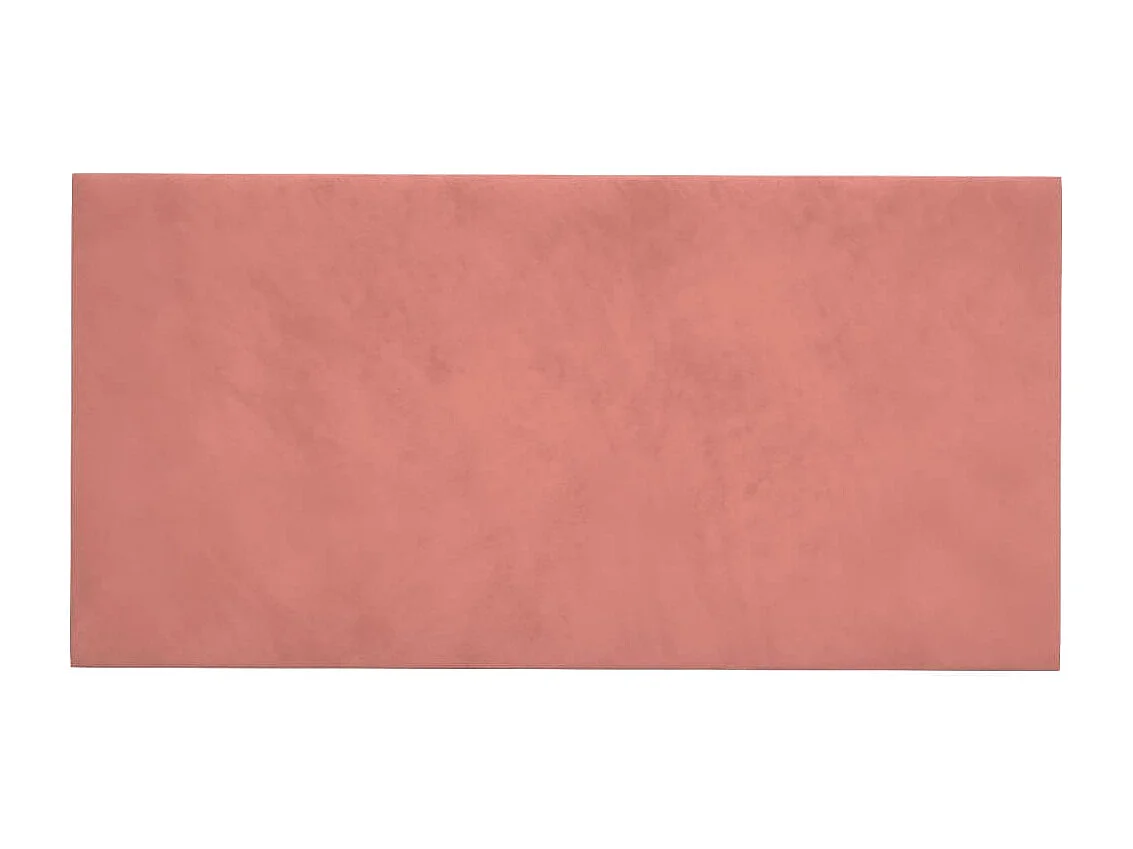 Panneaux muraux 12 pcs Rose 60x30 cm Velours 2,16 m² FR442466