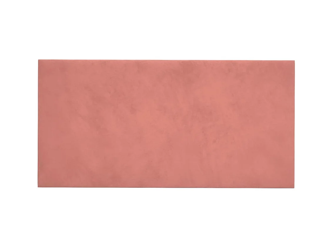 Panneaux muraux 12 pcs Rose 60x30 cm Velours 2,16 m² FR442466
