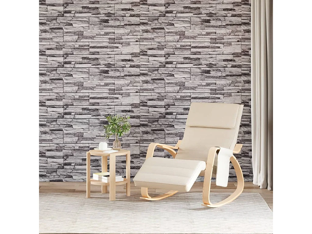 Panneaux muraux 3D 10 pcs gris clair 100x50 cm EPS FR988833