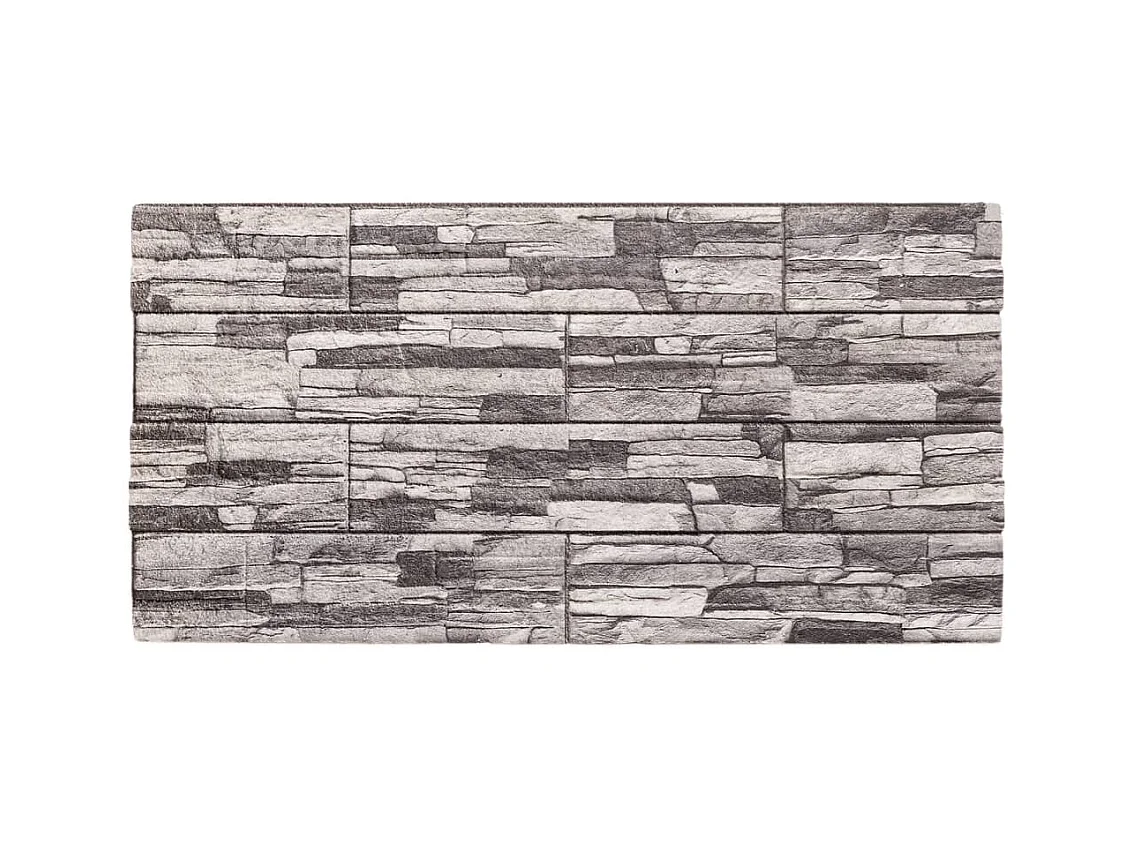 Panneaux muraux 3D 10 pcs gris clair 100x50 cm EPS FR988833