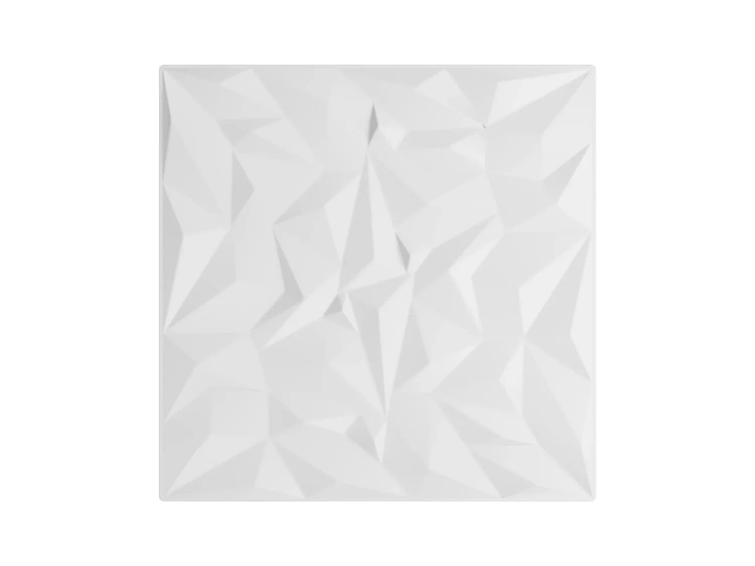 12 st Wandpanelen amethist 3 m² 50x50 cm XPS wit BE288704