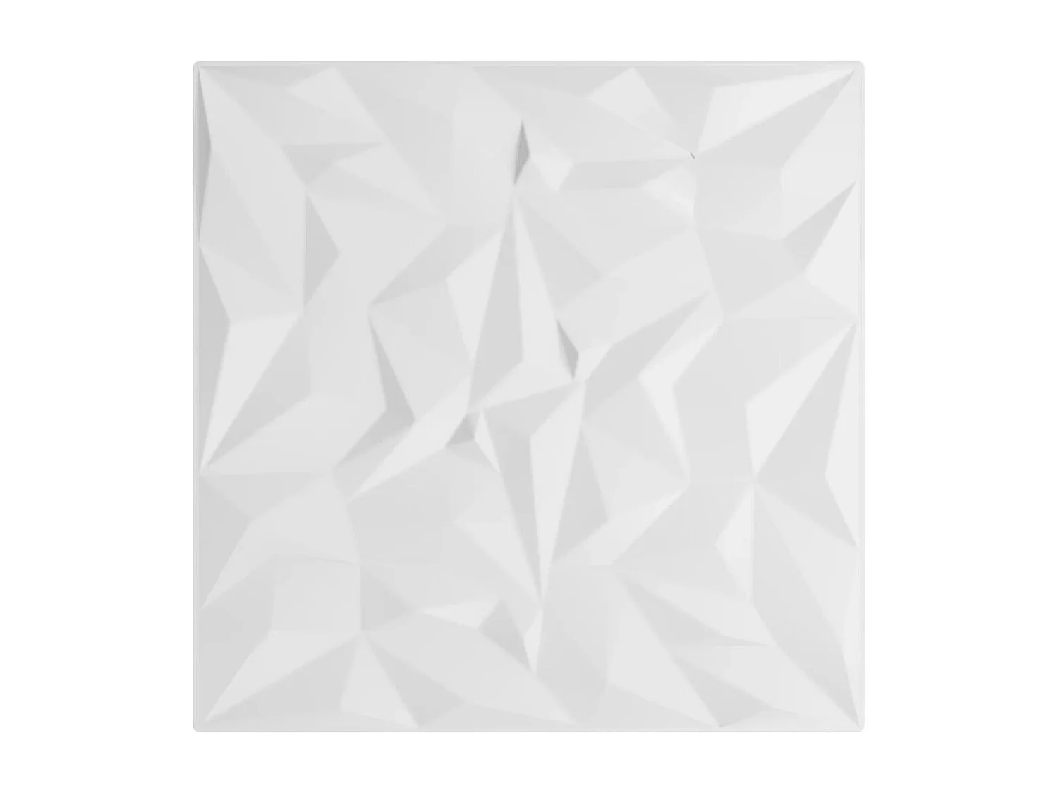 Paneles de pared 12 uds XPS amatista blanco 50x50 cm 3 m² ES236003