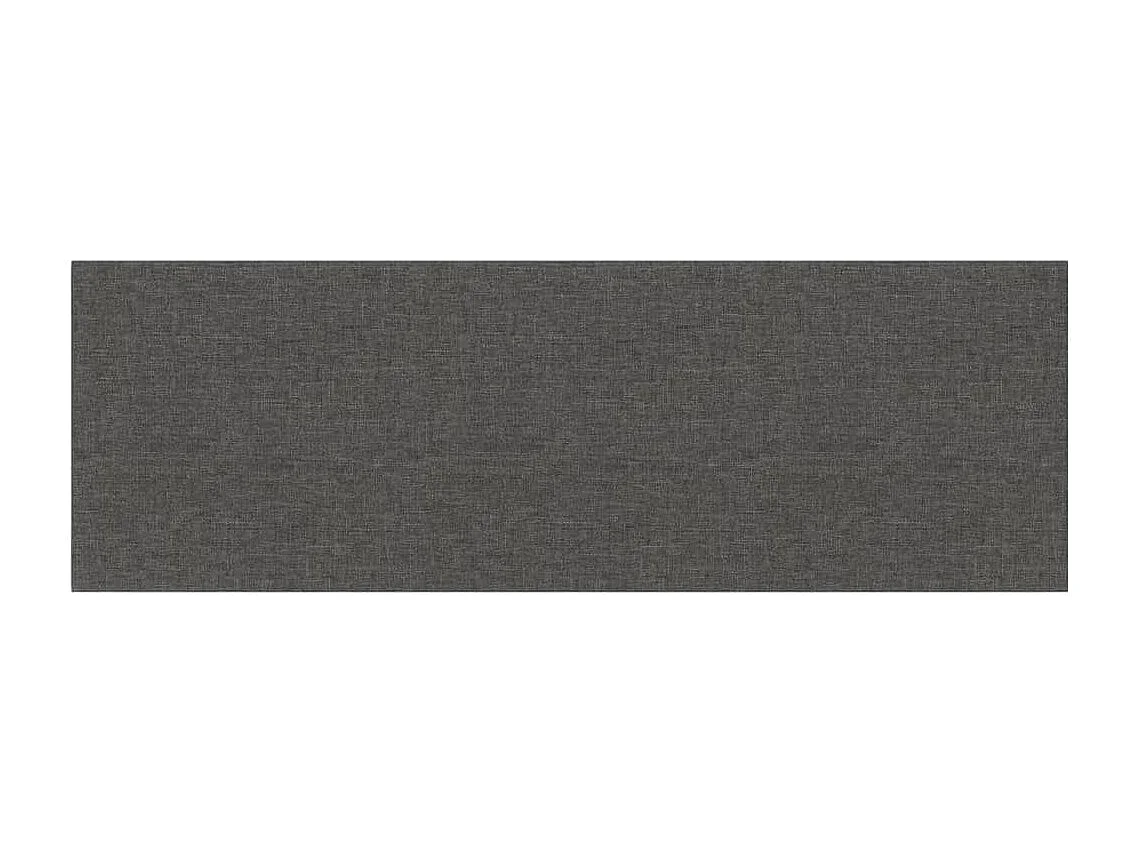 Paneles de pared 12 uds tela gris oscuro 90x30 cm 3,24 m² ES650499