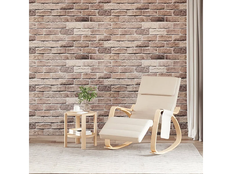 Painéis de parede 3D 10 pcs 100x50 cm EPS castanho PT479121