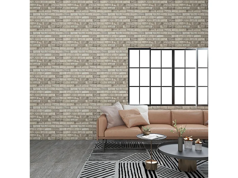 11 st Wandpanelen 3D zandkleurige baksteen EPS BE359625