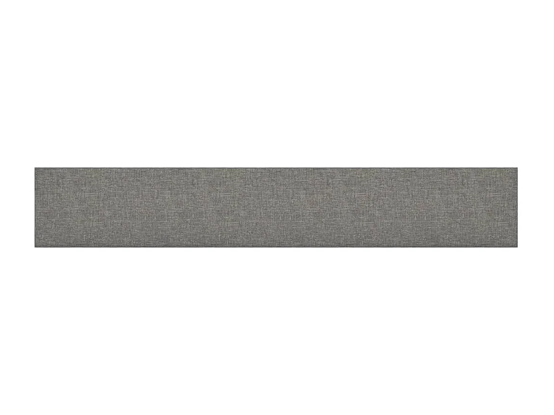 Panneaux muraux 12 pcs Gris clair 90x15 cm Tissu 1,62 m² FR272554